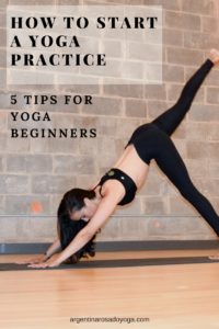 How to start a yoga practice - 5 tips for yoga beginners