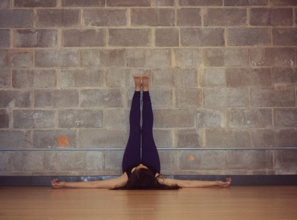 Restorative Yoga - Legs up the wall - Viparita Karani