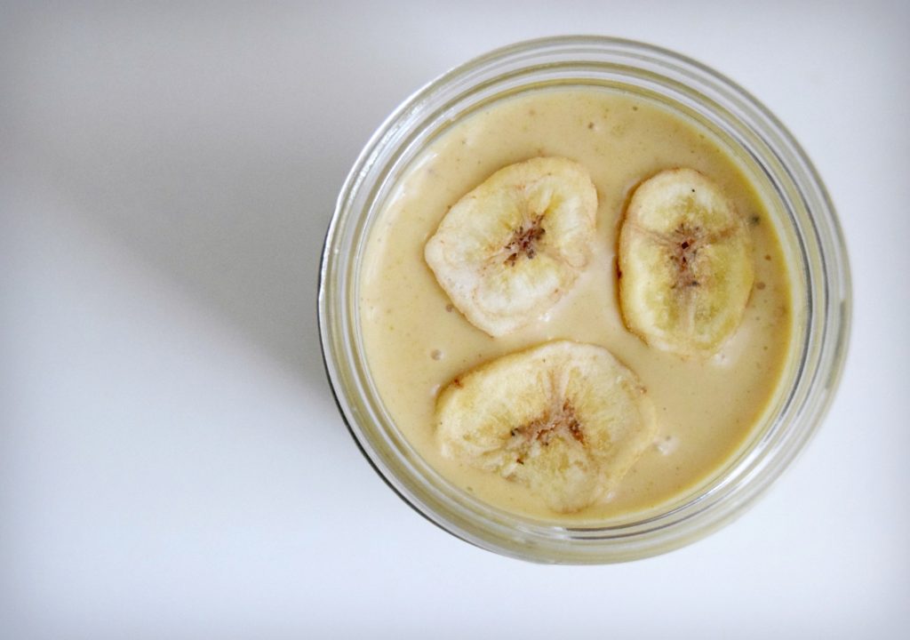 Banana nut smoothie - breakfast recipe 2