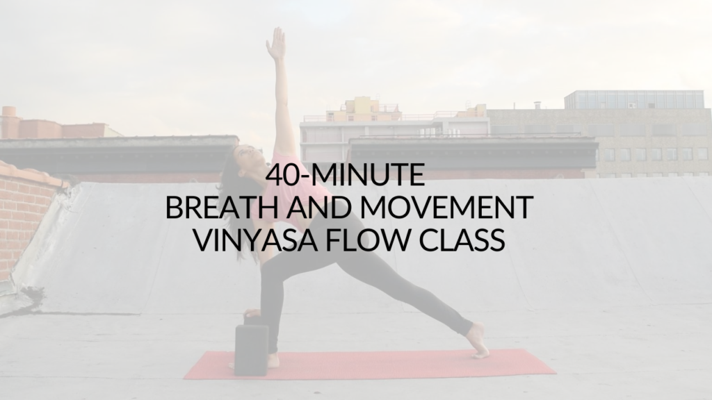 40-Minute Breath and movement vinyasa yoga class - Argentina Rosado Yoga